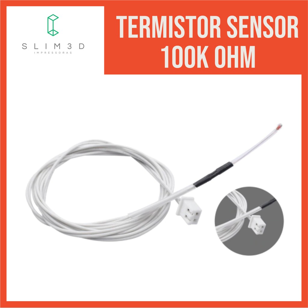 Termistor Sensor 100k Ohm Ntc 3D Creality Ender CR 10 Sensor De