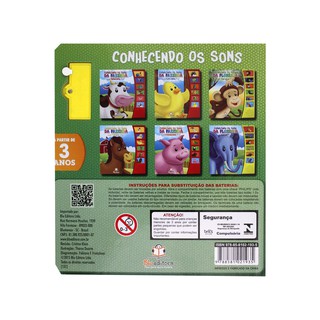 Livro Sonoro Conhecendo Os Sons Da Floresta Macaco Shopee Brasil