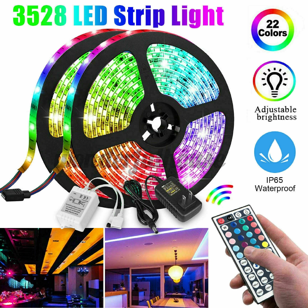 M Rgb Cord O De Claro Led Smd Teclas Remoto V Dc Fita De