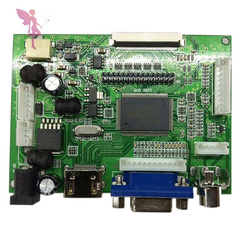 Placa Controladora Lcd Hdmi Vga Av Para Drive Lvds Tl Tela De