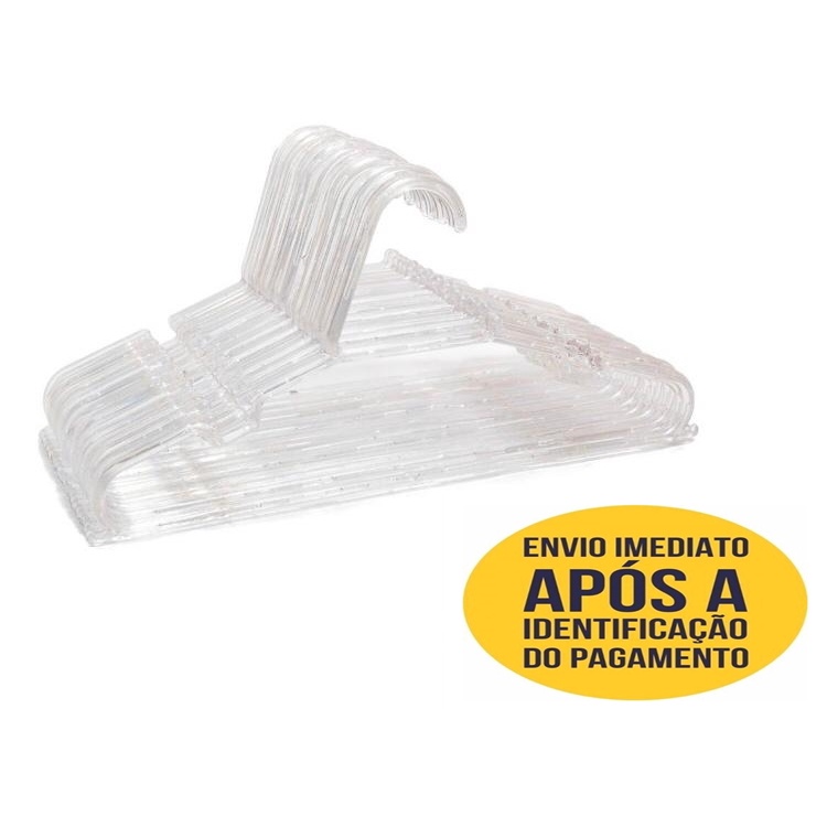 Cabides Refor Ados Infantis Transparente Cristal Acr Lico Kit Envio