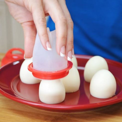 Forma De Silicone Eggletes Para Cozinhar Ovos 6 Pecas Mexido Recheado