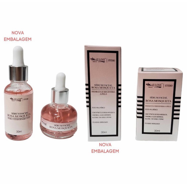 SÉRUM FACIAL ROSA MOSQUETA MAX LOVE Shopee Brasil