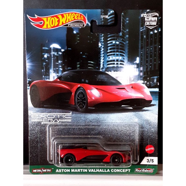 Hot Wheels Premium Exotic Envy Aston Martin Valhalla Shopee Brasil
