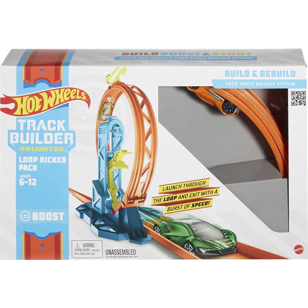 Pista Hot Wheels Track Builder Conjunto De Loop Shopee Brasil