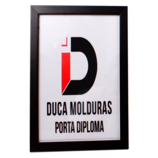 Quadro Moldura Porta Diploma Certificado Alvar P Ster X Cm