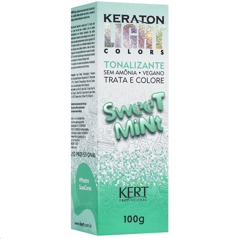 Tonalizante Keraton Light Colors Sweet Mint G Shopee Brasil