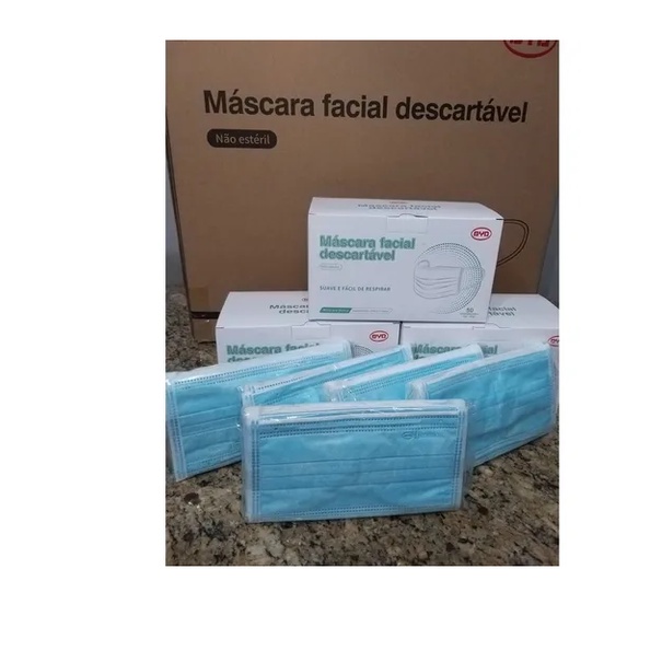 Mascaras Tripla Descartavel Clip Nasal 50 Un 5x10 Byd Nota Shopee Brasil