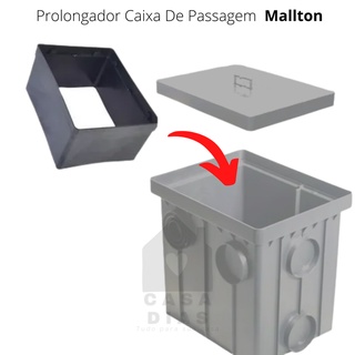 Prolongador Para Caixa Passagem Inspecao Areia Mallton Shopee