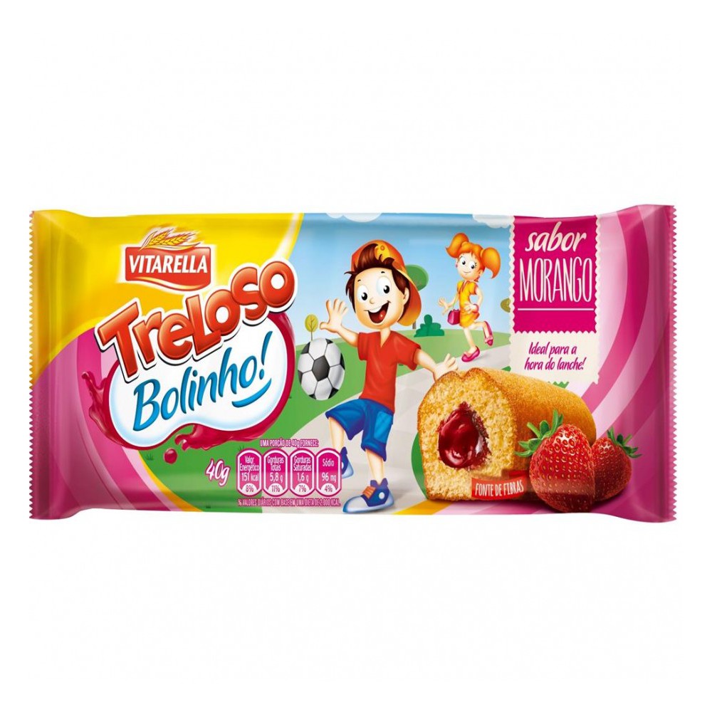 Bolinho Morango Treloso Shopee Brasil