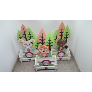 Centro De Mesa Bosque Encantado Menina Caixote Unidades Shopee Brasil