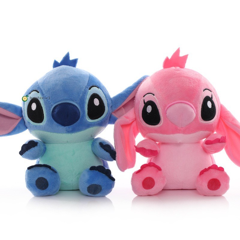 Boneco De Pelúcia Stitch Lilo Stich Boneco Disney 20cm Shopee Brasil