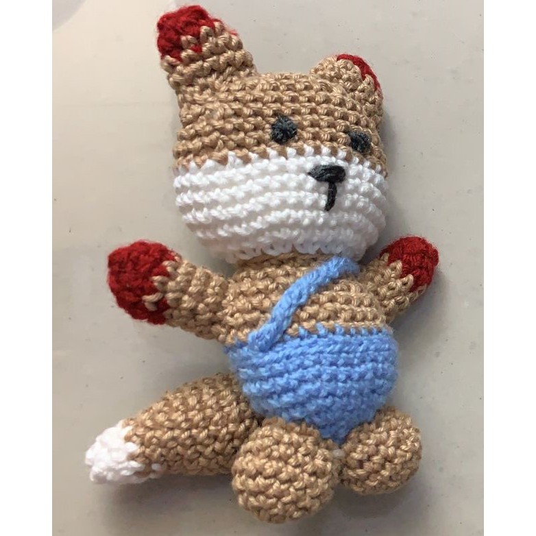 Amigurumi Raposinha Feliz Fotos Do Produto Real Shopee Brasil