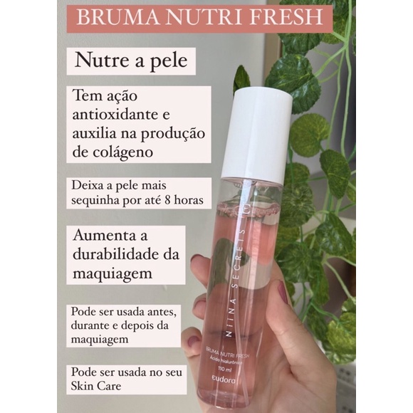 Bruma Nutri Fresh Niina Secrets Ml Shopee Brasil