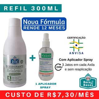 Desodorante Natural E Vegano Melaleuca Ou Lavanda 300ml Shopee Brasil