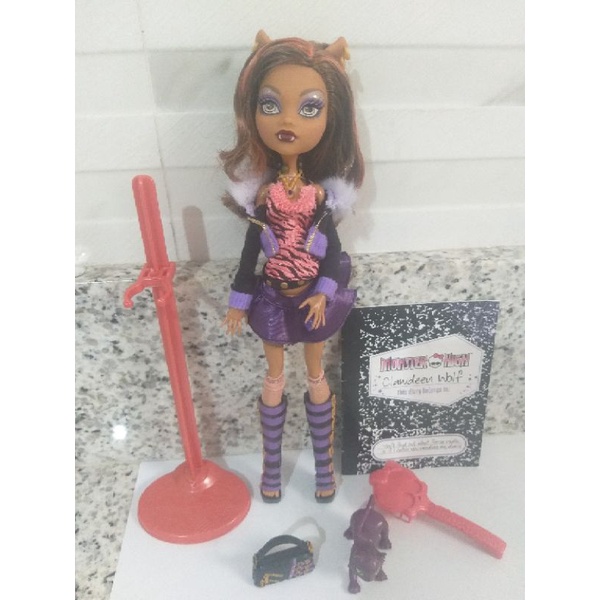 Boneca Monster High Clawdeen Wave 2 Shopee Brasil