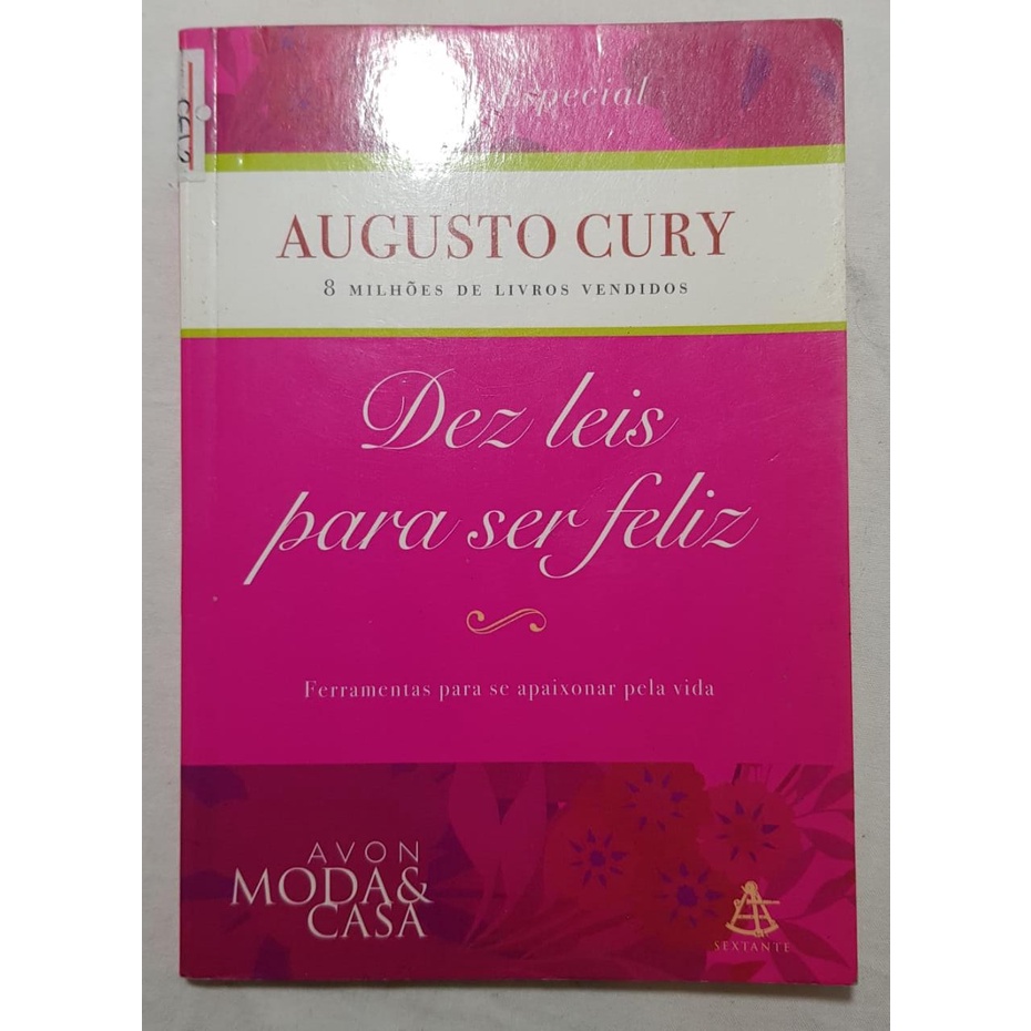 Livro Dez Leis Para Ser Feliz Augusto Cury Shopee Brasil