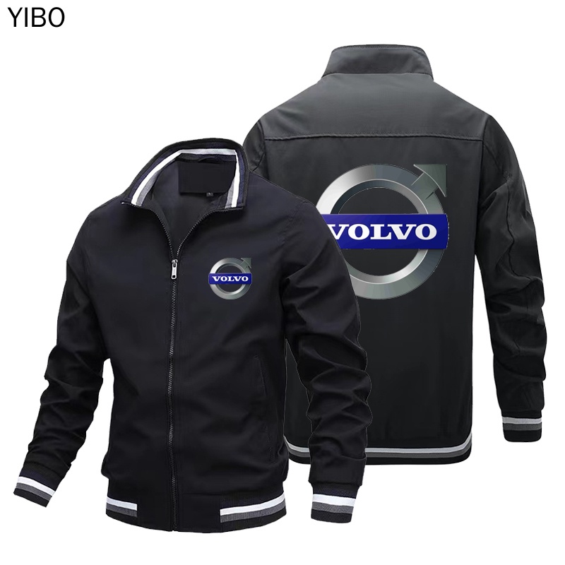 Novo Outono E Primavera Logotipo Do Carro VOLVO Cardigan Esportes Ao Ar