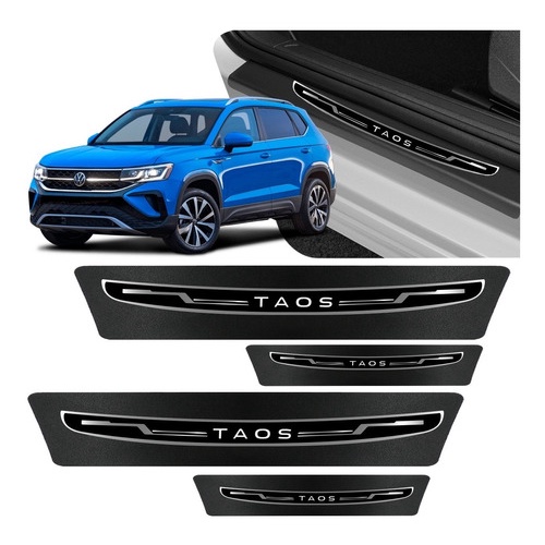 Kit Soleira Adesiva Slim Volkswagen Taos Novidade Shopee Brasil