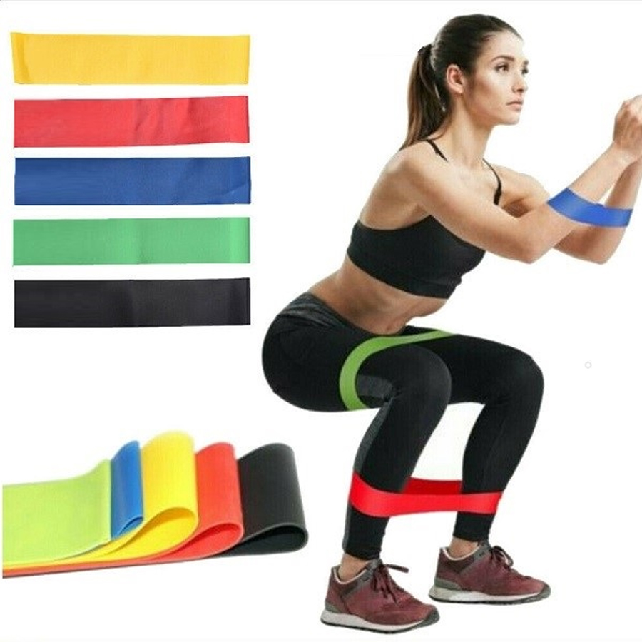 Kit Faixa Elástica Band Extensor 5 Níveis Resistance Belt Shopee Brasil