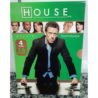 Dvd House 4ª Temporada Completa 4 Dvds Shopee Brasil