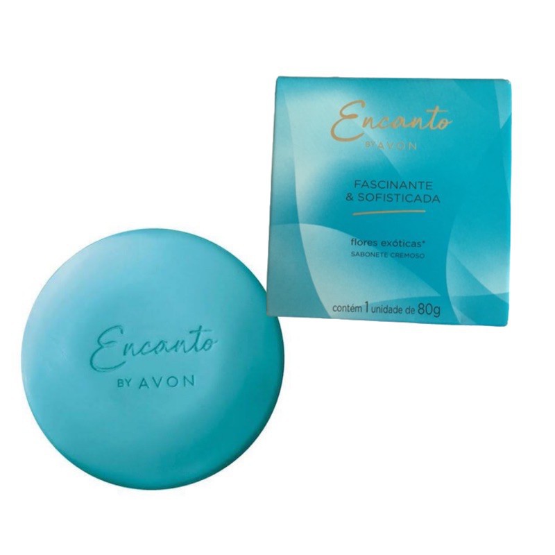 Sabonete Cremoso Encanto Fascinante Sofisticada 80g Avon Shopee