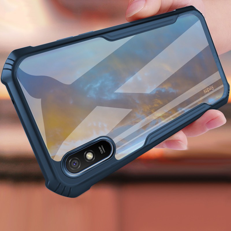 Capa De Acrílico Transparente Anti Impacto Original Para Xiaomi Redmi 9