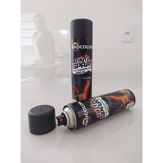 Tinta Preto Brilhante Spray 400ml Uso Geral Shopee Brasil