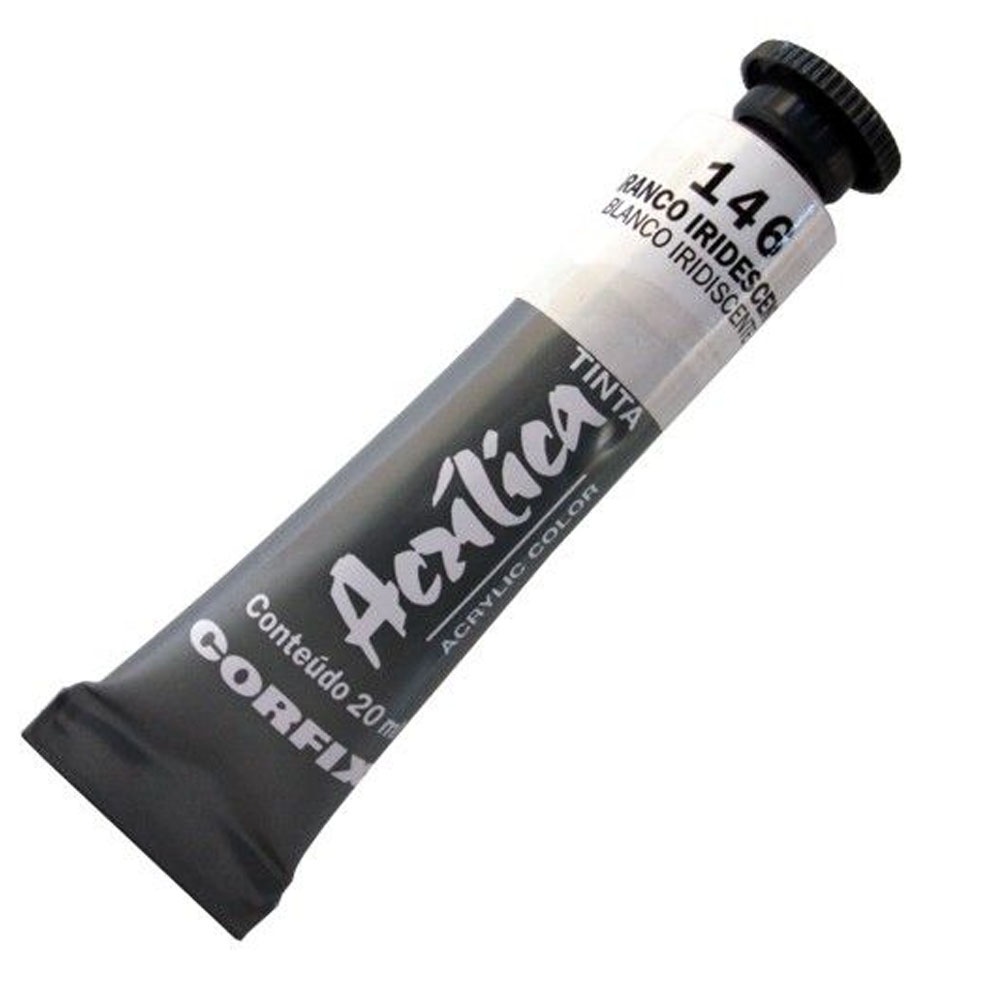 TINTA ACRILICA METAL BRANCO IRI 146 20ml CORFIX Shopee Brasil