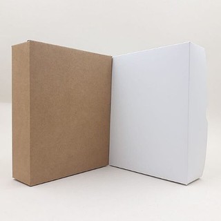 Caixa De Papel Kraft Branca Ouro 15 Unid 17 X 8 X 3 5 Visor