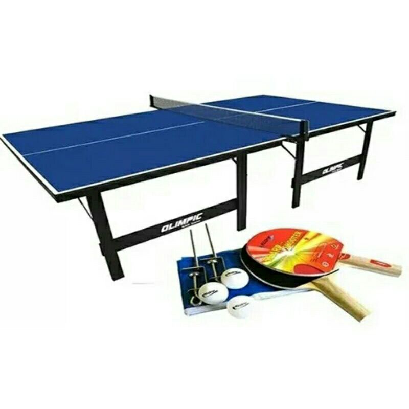 Kit Mesa De Ping Pong Klopf Mm Em Mdp Acompanha Raquetes