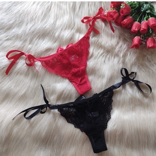 Calcinha Fio Dental Sexy Fita Cetim La O Lingerie Sensual Shopee Brasil