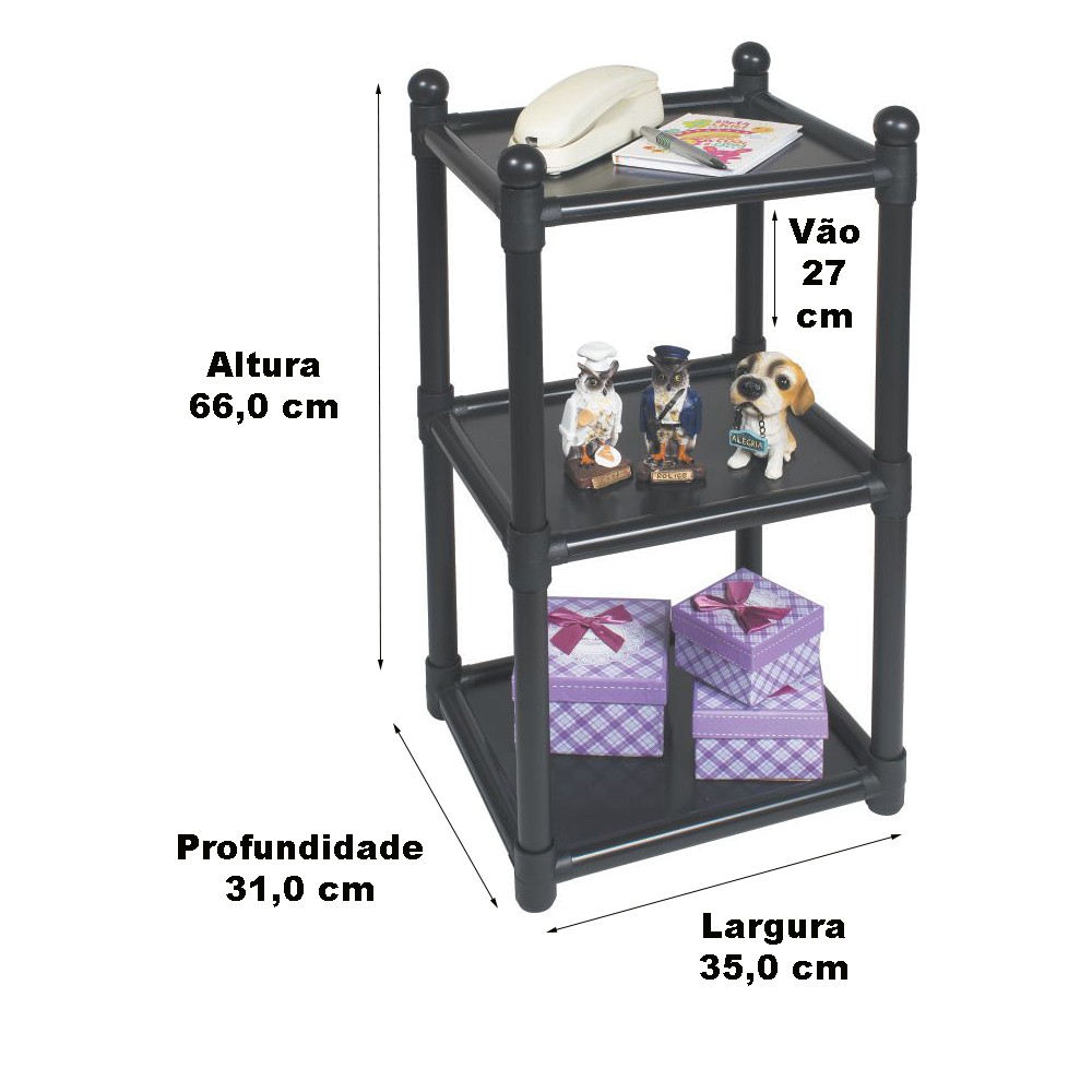 Estante Pl Stica Modular Prateleiras Shopee Brasil