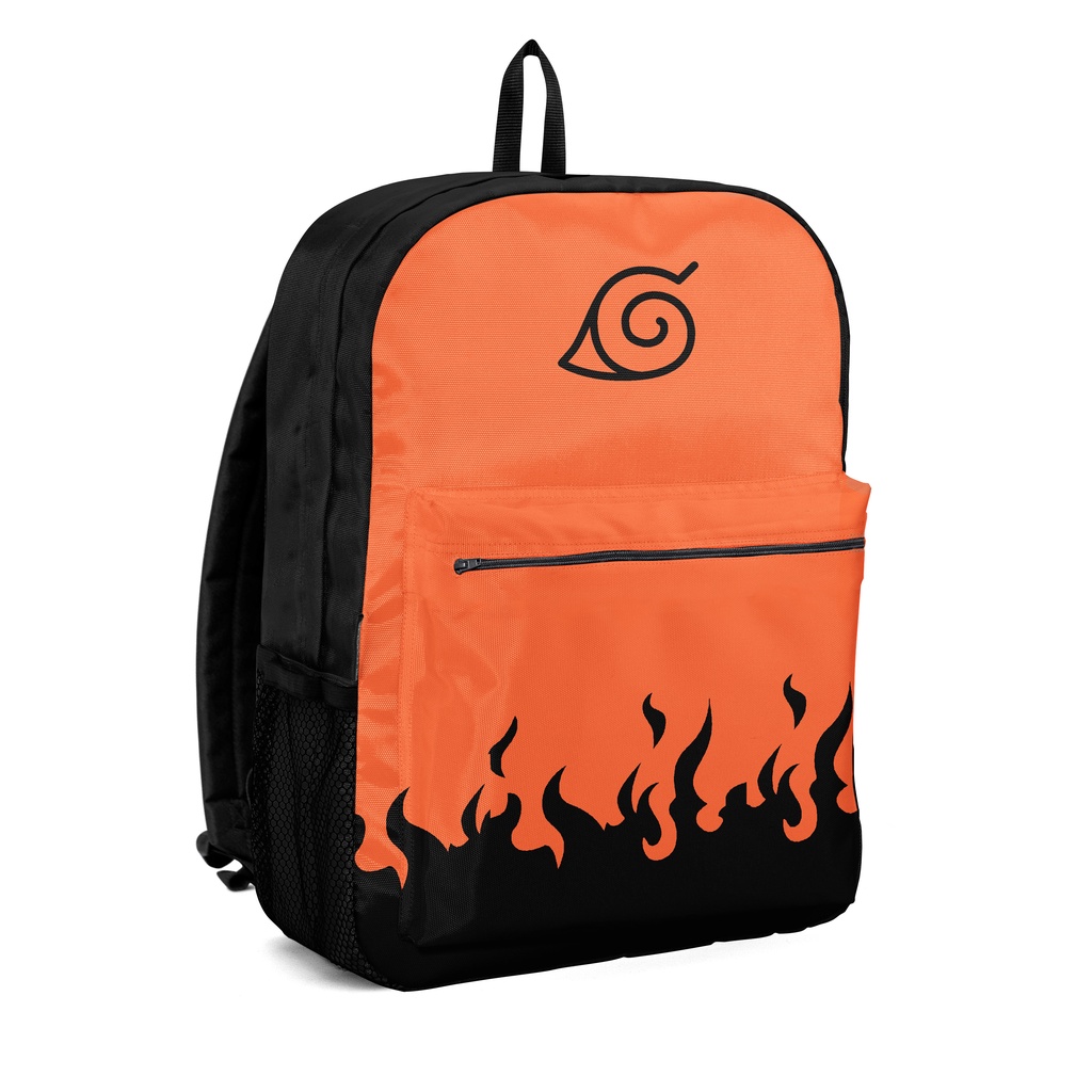 Bolsa Mochila Escolar Naruto Shippuden Anime Aldeia Da Folha Konoha