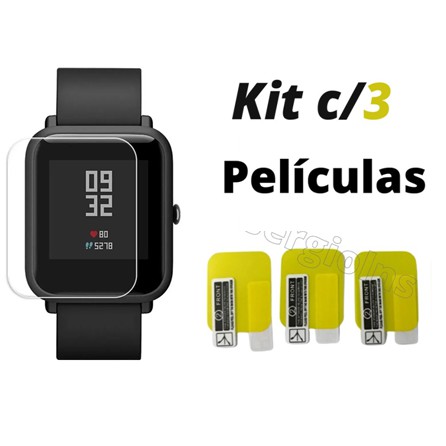 Kit Pel Culas Para Smartwatch Rel Gio Amazfit Bip Y P B