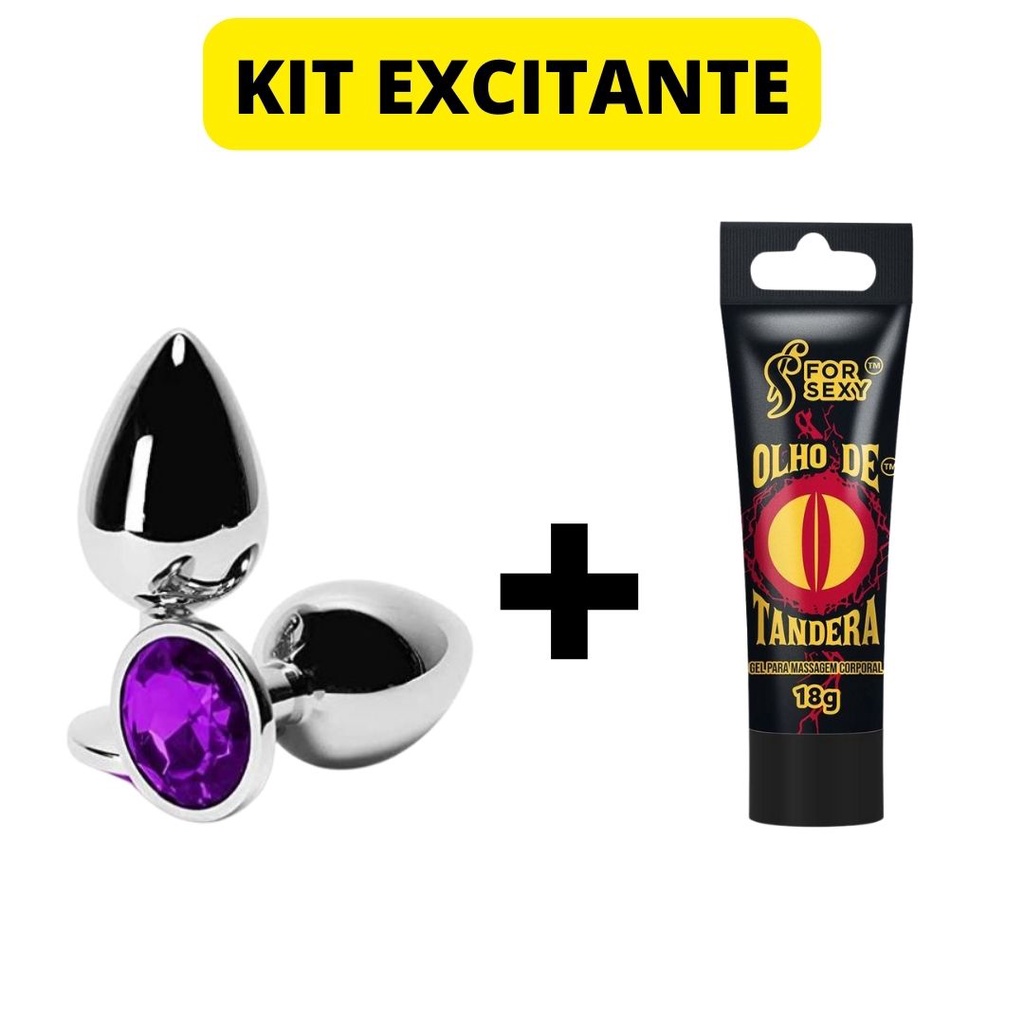 Kit Plug Anal Gel Excitante Olho De Tandera Shopee Brasil