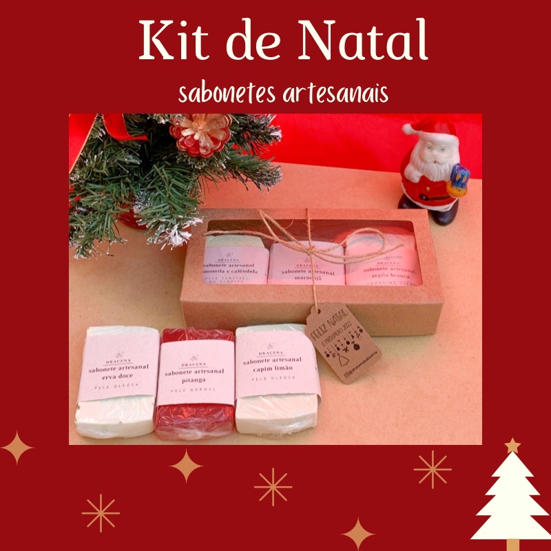 Kit De Natal Sabonetes Artesanais Shopee Brasil