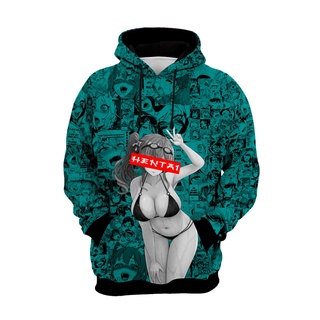 Blusa Moletom Ahegao Hentai Verde Full Ref0258 Shopee Brasil