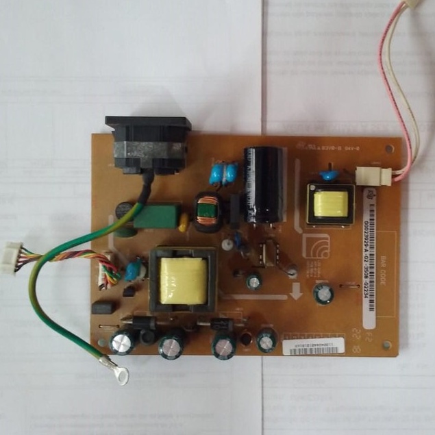 Placa Fonte Monitor Positivo Lcm W Aip A Pcb Rev B