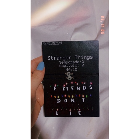 Pulseira Da Amizade Stranger Things Shopee Brasil