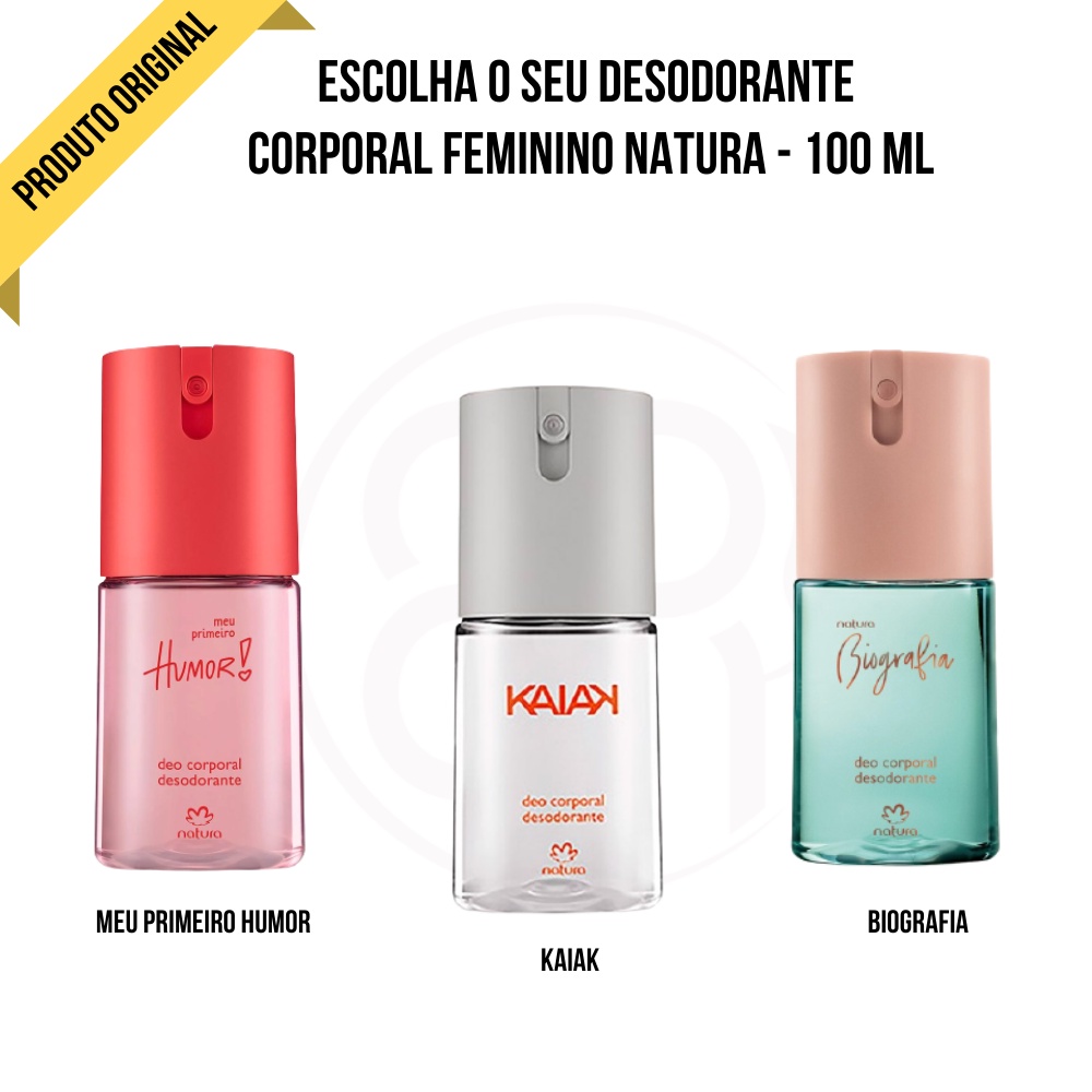 Deo Corporal Desodorante Natura Feminino 100ml Shopee Brasil