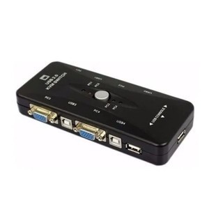 KIT 1 SWITCH VGA CHAVEADOR 4X1 KVM 1 CONVERSOR HDMI X VGA Shopee Brasil