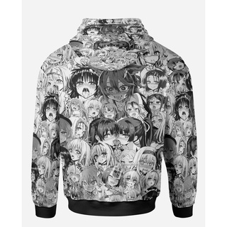 Moletom Hentai Ahegao Anime Ecchi Manga Loli Blusa Full 3d Upcycling