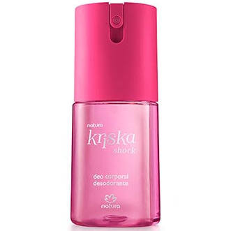 Deo Corporal Kriska Shock Natura Feminino Desodorante 100ml Shopee Brasil