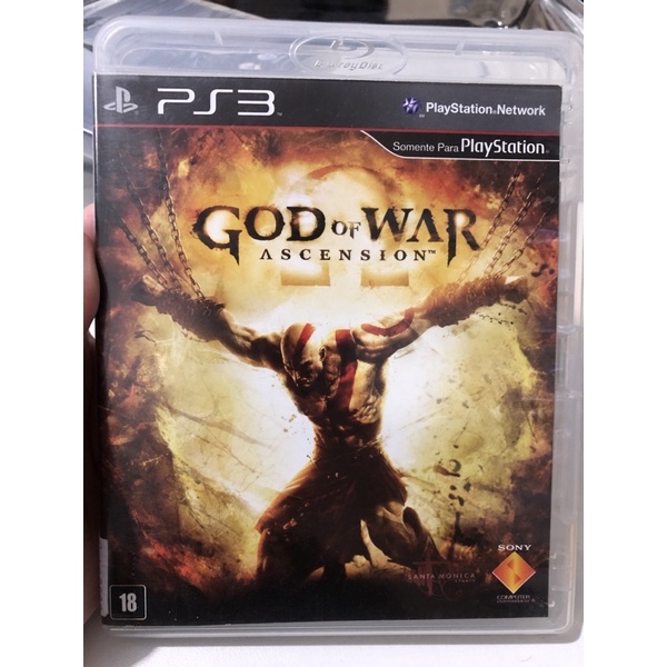 Jogo Ps God Of War Ascension Original M Dia F Sica Usado Escorrega O