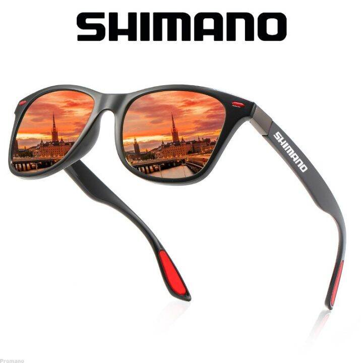 Shimano Óculos De Sol Polarizados Masculinos Para Dirigir Acampamento