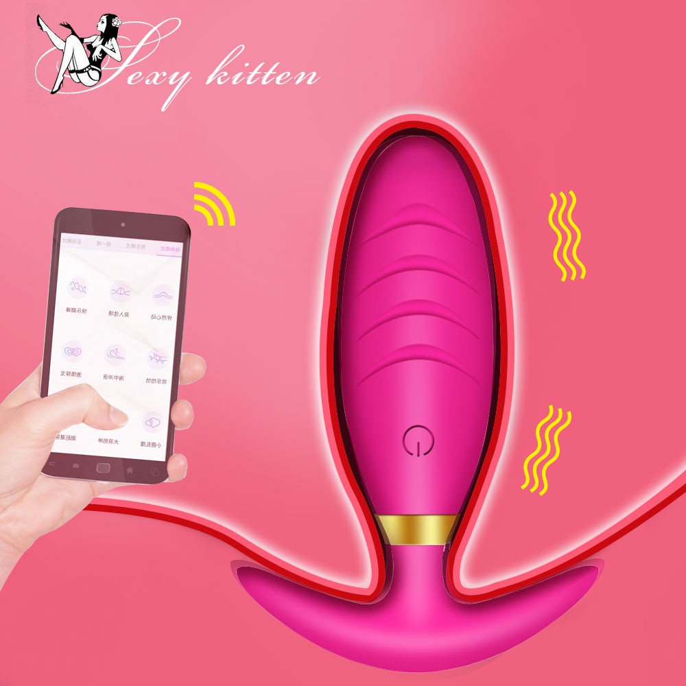 Vibrador Anal De Plug Anal Massageador De Pr Stata Controle