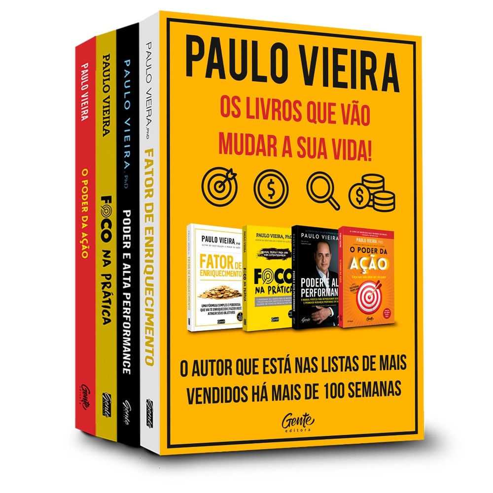 Box Livros Paulo Vieira Vol Os Livros Que V O Mudar A Sua Vida