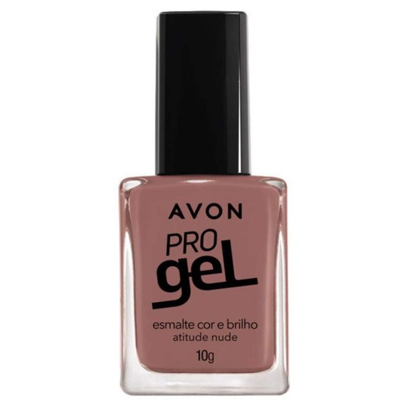 Esmalte Avon Pro Gel Atitude Nude G Shopee Brasil