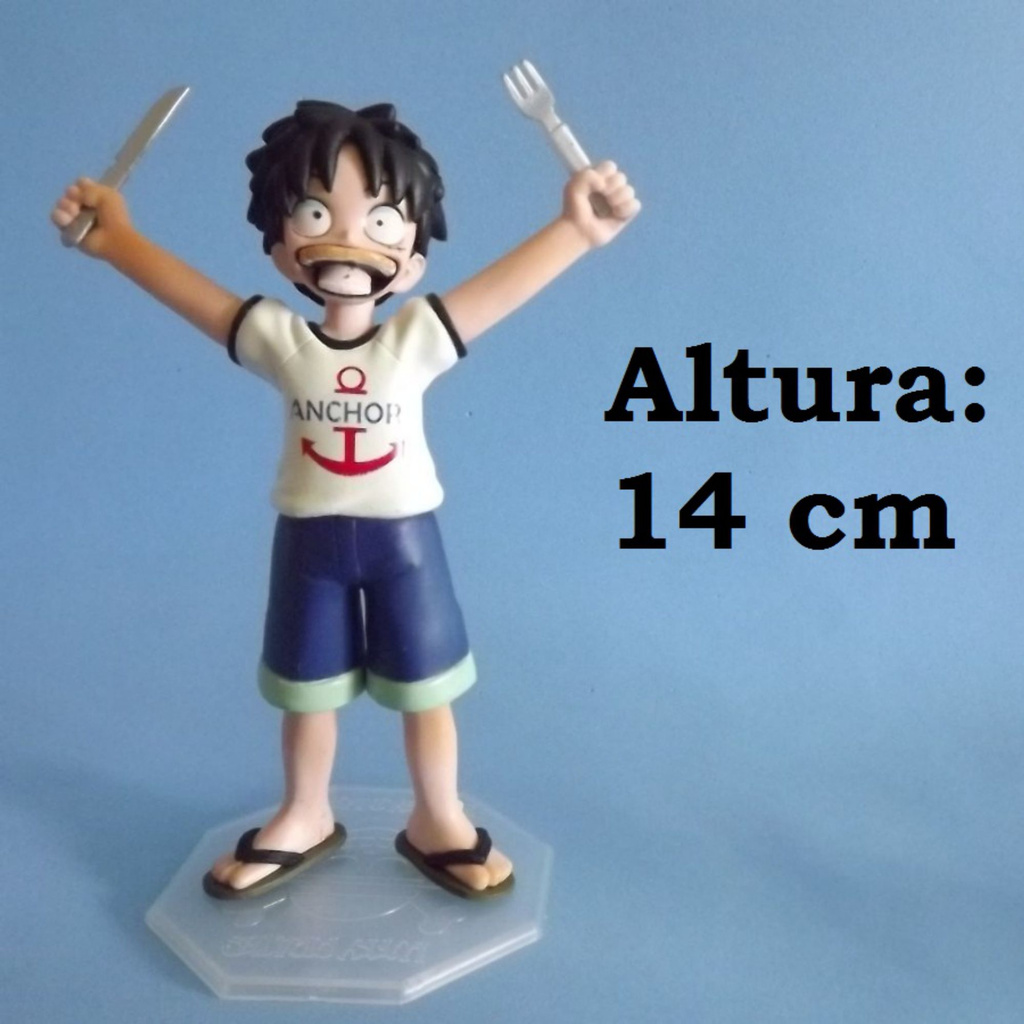 Figure Anime One Piece Personagem Luffy Pvc Fg Boneco Miniatura